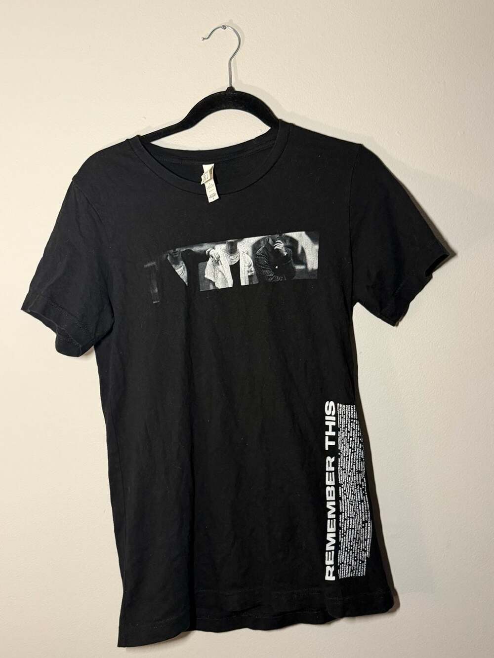 Jonas Brothers Remember This Tour 2021 Black Graphic T-Shirt